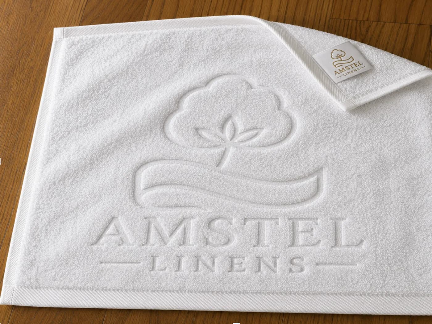 White cotton face towels for hotels and hospitality use