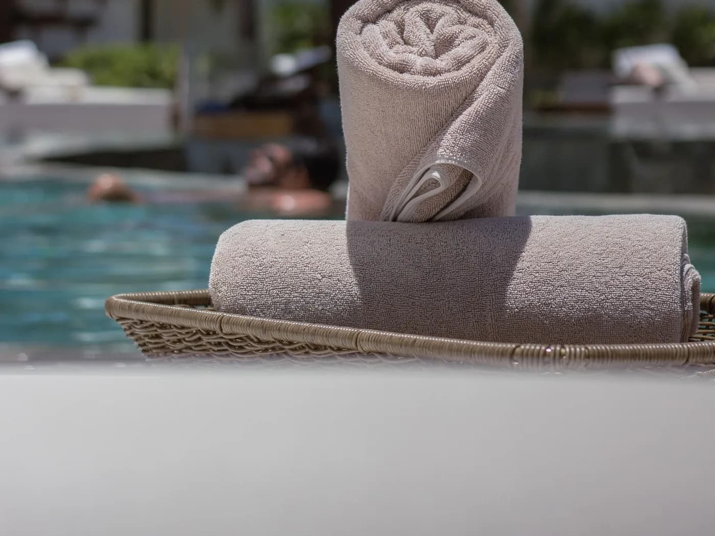 Pool spa and gym towels for hospitality facilities