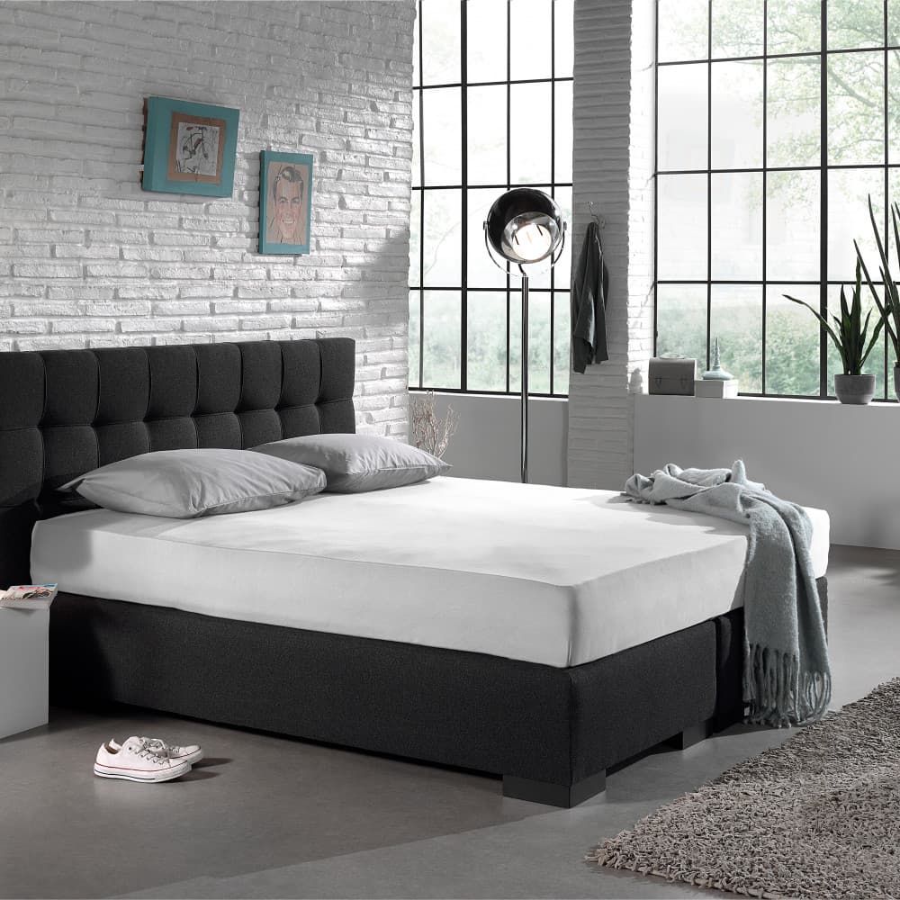 White Jersey Fitted Sheet